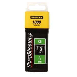 STANLEY STIFTER TYPE G 8MM 1000PK