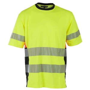 Gjøvik T-Skjorte BS Gul/Svart HiVis kl.3