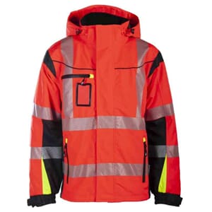 Halten Extreme Skalljakke BS Rød HiVis kl.3